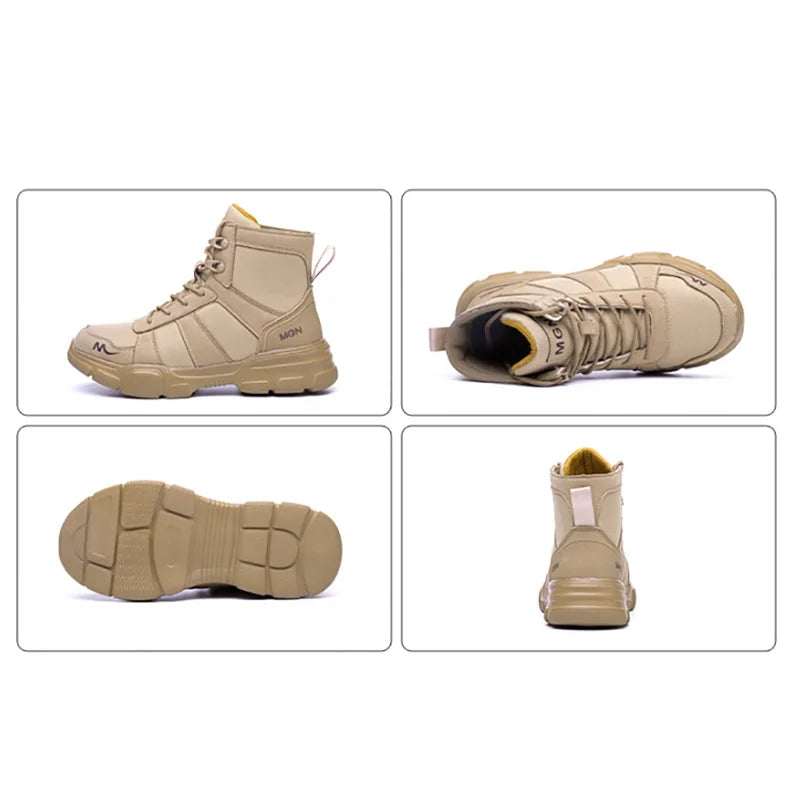 Indestructible Steel Toe Safety Work Boots – Unisex